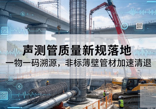 尉犁声测管质量新规落地，一物一码溯源，非标薄壁管材加速清退