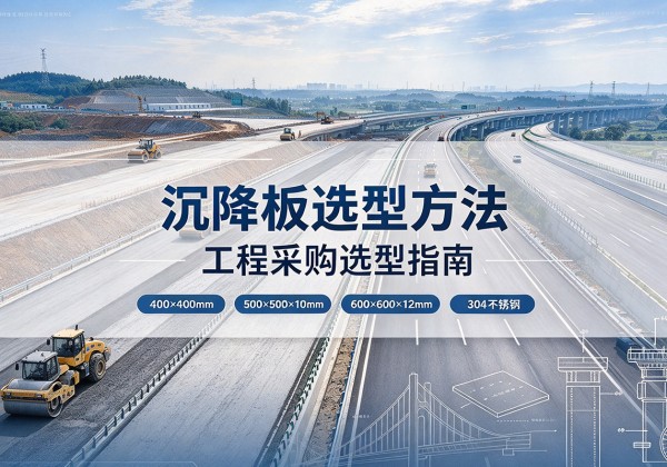 尉犁沉降板选择方法